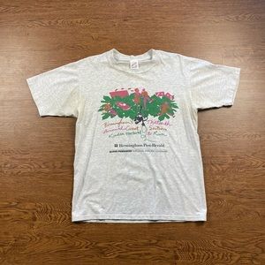 Vintage 90s Birmingham run shirt